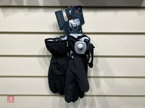 MOUNTAIN HORSE XL BLACK GLOVES