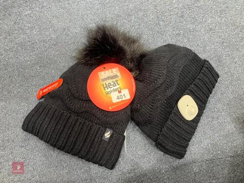 2 HEAT HOLDER THERMAL POM HATS