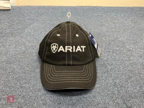 ARIAT TEAM II BLACK COTTON BASEBALL CAP