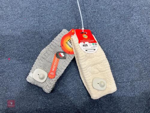 2 HEAT HOLDER HEADBANDS