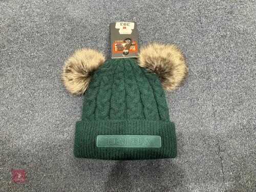 LEMIEUX MINI DOUBLE POM POM CHILDS HAT
