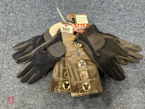 2 MARK TODD 4-6YR RIDING GLOVES