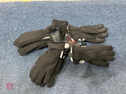3 PAIRS OF MOUNTAIN HORSE GLOVES