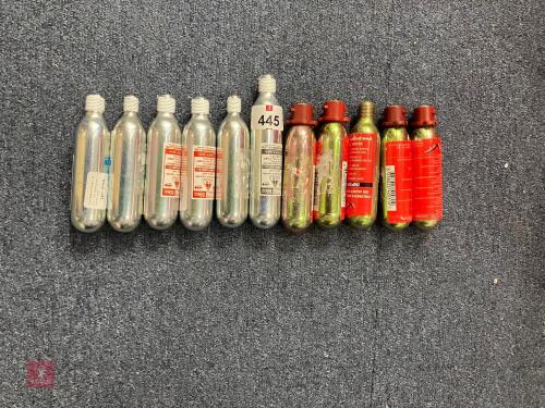 11 MIXED GAS CANASTERS