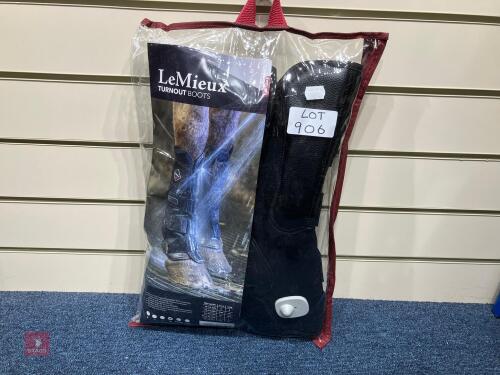 LEMIEUX XLARGE BLACK TURNOUT BOOTS