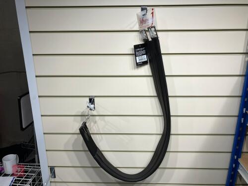 JEFFERIES 48'' BLACK LEATHER GIRTH