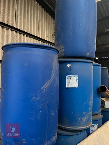 205 LITRE AD BLU DRUMS