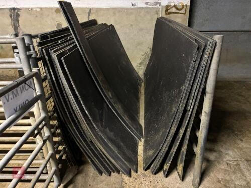 20 USED SHEETS OF 13MM STOCK BOARD