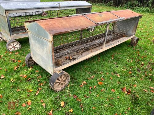 GALVANISED 8' MOBILE SHEEP HAY FEEDER