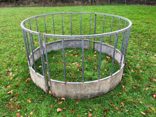 GALVANISED SHEEP ROUND FEEDER