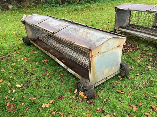 GALVANISED 8' MOBILE SHEEP HAY FEEDER