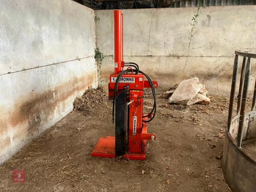 BROWNS 10 TON HYDRAULIC LOG SPLITTER