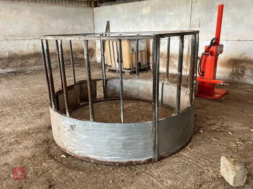 GALVANISED CATTLE ROUND FEEDER