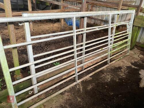 2 GALVANISED 10' GATES
