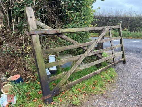 WOODEN 10' 3'' LONG GATE