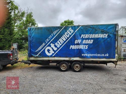 TWIN AXLE VEHICLE TRAILER