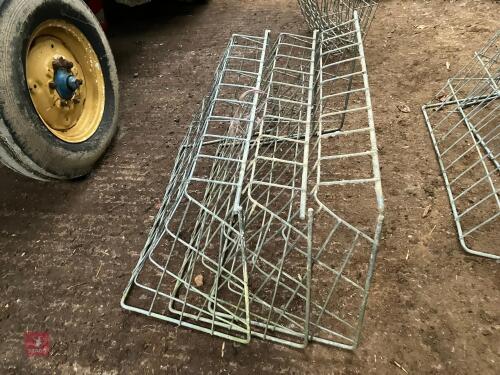 3 GALVANISED HAY RACKS