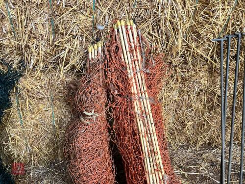 2 ROLLS OF ORANGE FLEXINET