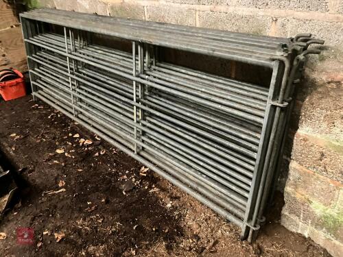 7 X 9' GALVANISED SHEEP HURDLES