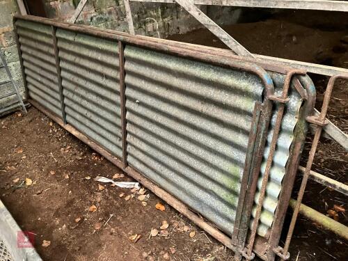 2 X 9' SHEETED SHEEP HURDLES