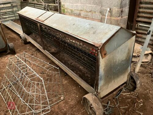 MOBILE 10' SHEEP HAY FEEDER