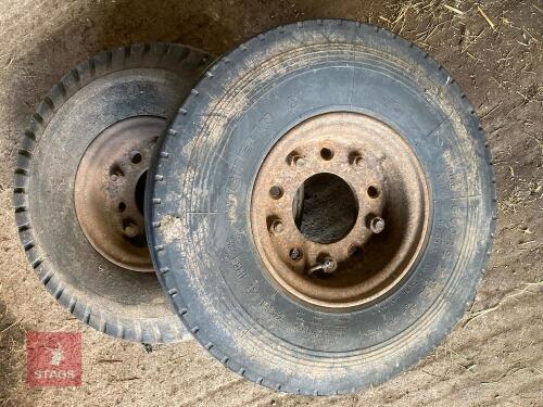2 IFOR WILLIAMS LIVESTOCK TRAILER TYRES