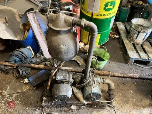 VACUUM MILK PUMP AND MOTOR (2)