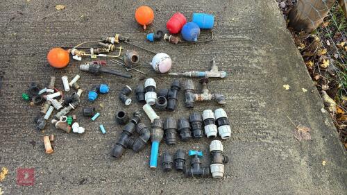 ASSORTED PIPE & WATER FITTINGS