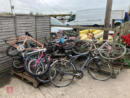 3 PALLETS OF BICYCLES (139)