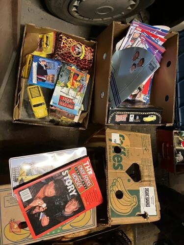 2 BOXES OF MEMORABILIA (123)