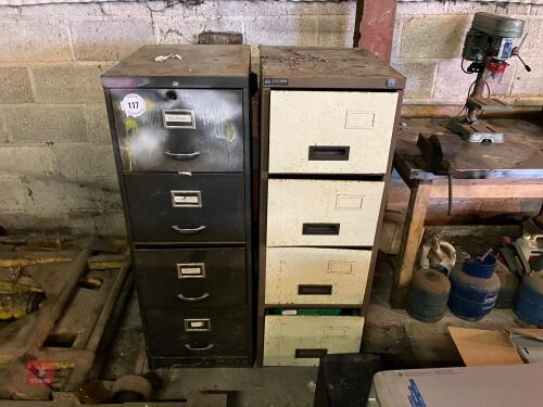 6 FILING CABINETS & STORAGE RACKS (117)