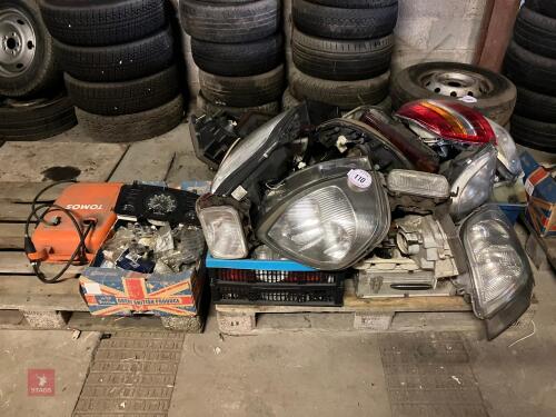VARIETY OF CAR AND VAN LIGHTS (110)