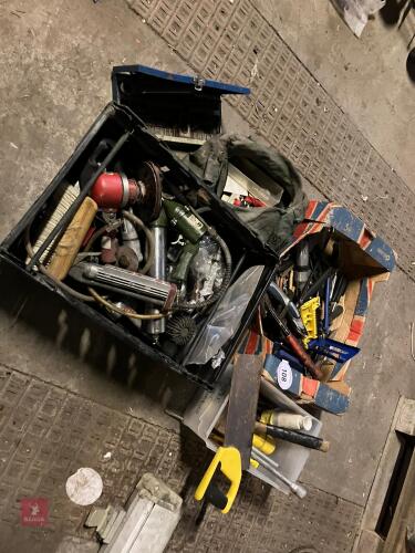 ASSORTED AIR AND HAND TOOLS (108)