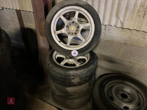 4 X FORD RS ALLOY WHEELS (96)
