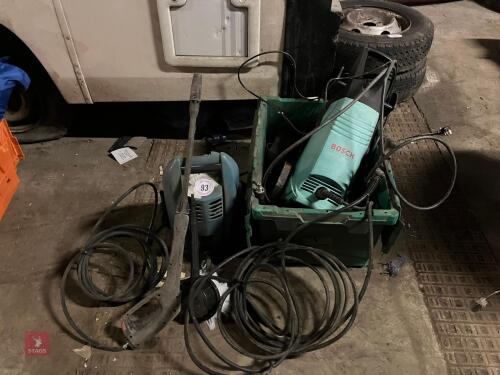 2 PRESSURE WASHERS AND ACCESSORIES (93)