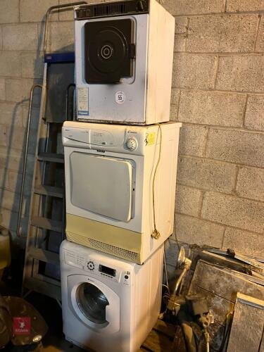 3 WASHING MACHINES AND DRIERS (55)