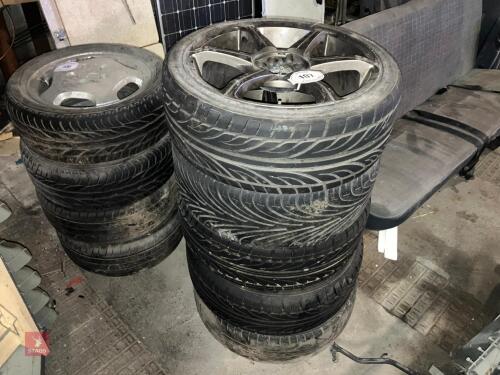 5 X VELOCITY 17'' ALLOYS (107)