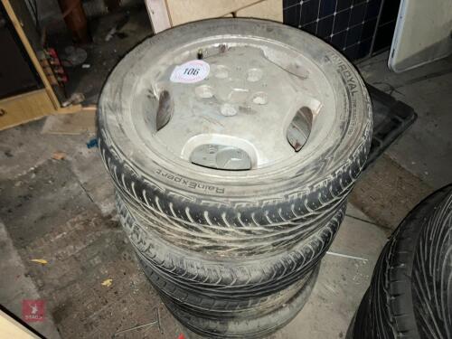 4 X MERCEDES 15'' ALLOYS (106)