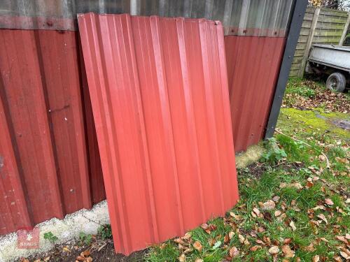 8 X 1.5M BOX PROFILE ROOFING SHEETS
