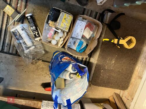 SELECTION OF DECORATING/PLUMBING SPARES