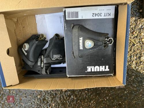 THULE CAR ROOF RACK CLAMPS
