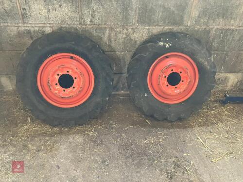 2 X 7.50-16 WHEELS & TYRES