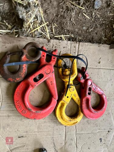 4 CHAIN LIFTING HOOKS