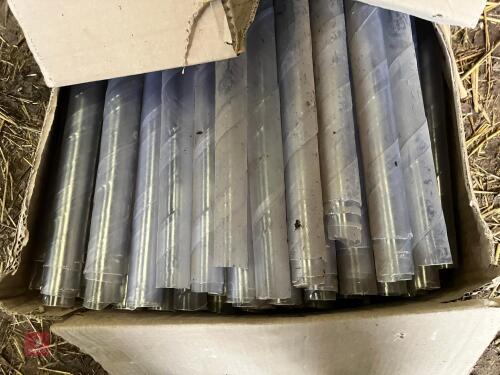 APPROX 200 CLEAR PLASTIC TREE GUARDS