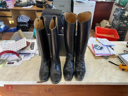 2 PAIRS OF RIDING BOOTS