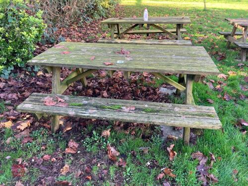WOODEN PICNIC TABLE