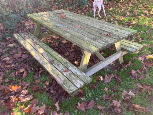 WOODEN PICNIC TABLE