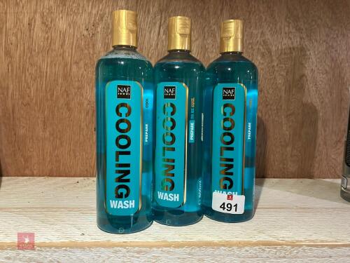 3 X 500ML BOTTLES OF COOLING WASH