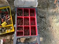 QTY OF DRILL BITS, SCREWS, NAILS, ETC - 4