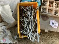 QTY OF DRILL BITS, SCREWS, NAILS, ETC - 7